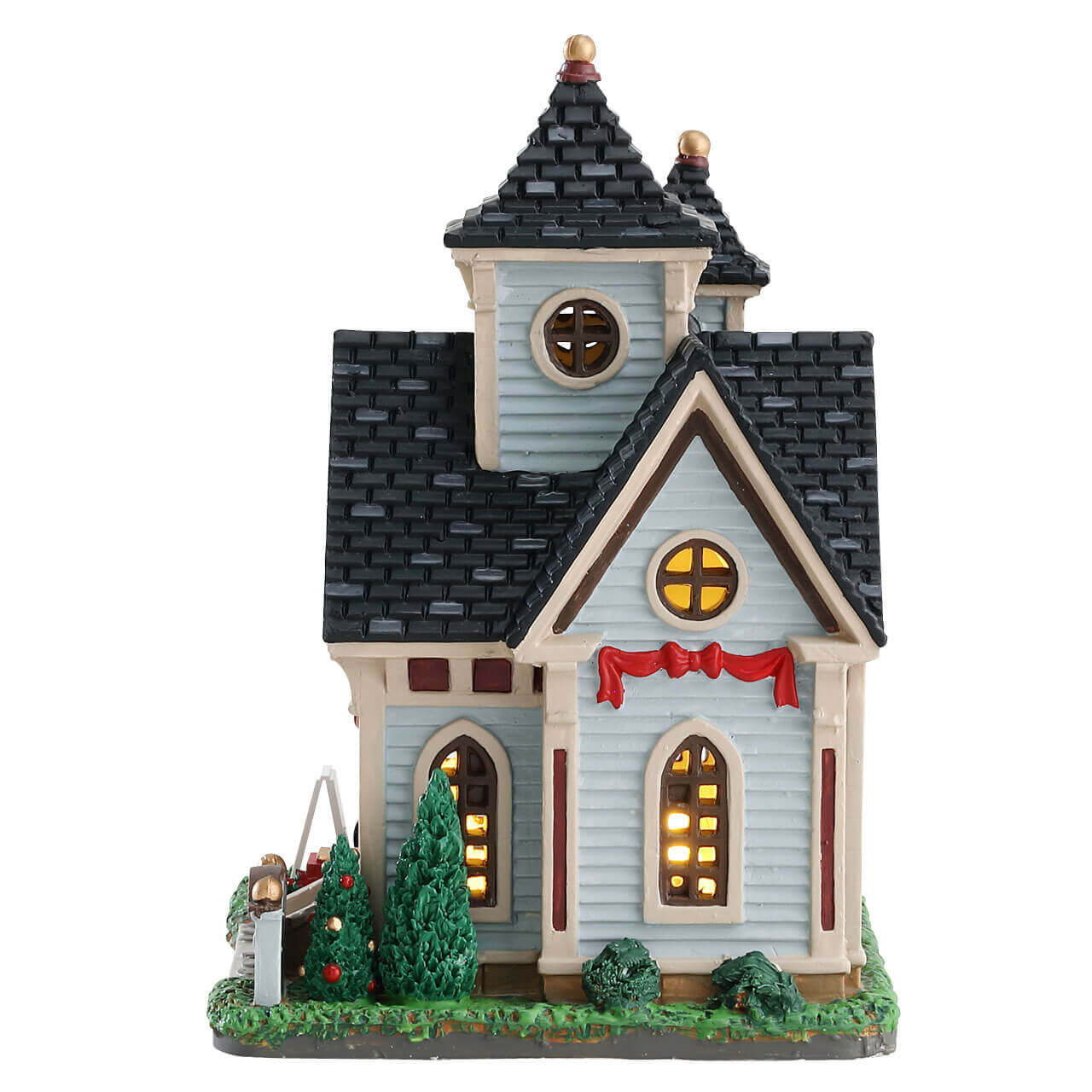 lemax-elm-valley-church-glise-miniature-lumineuse image 2