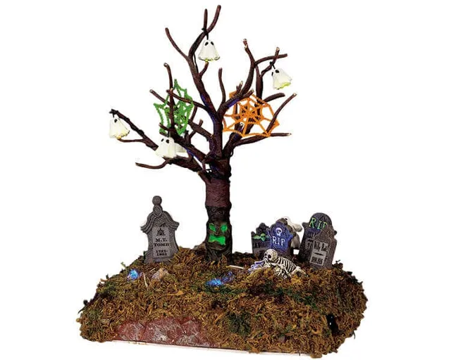 lemax-cemetery-capers-figurine-cimeti-re-spooky-town image 1
