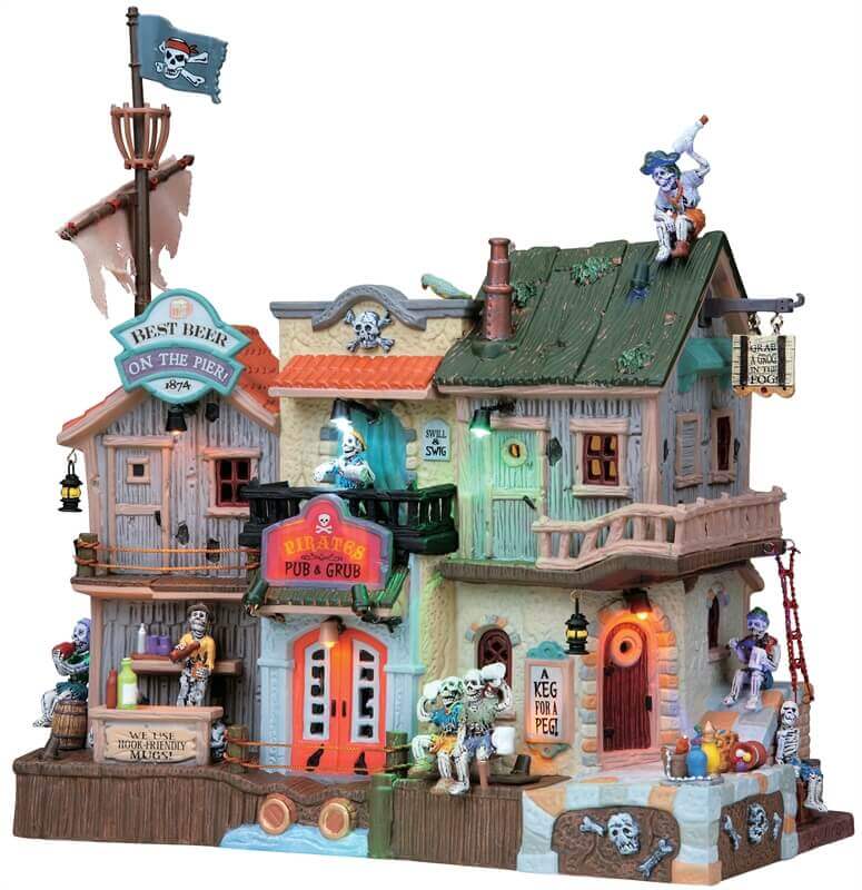 lemax-pirates-pub-grub-b-timent-anim-spooky-town image 1