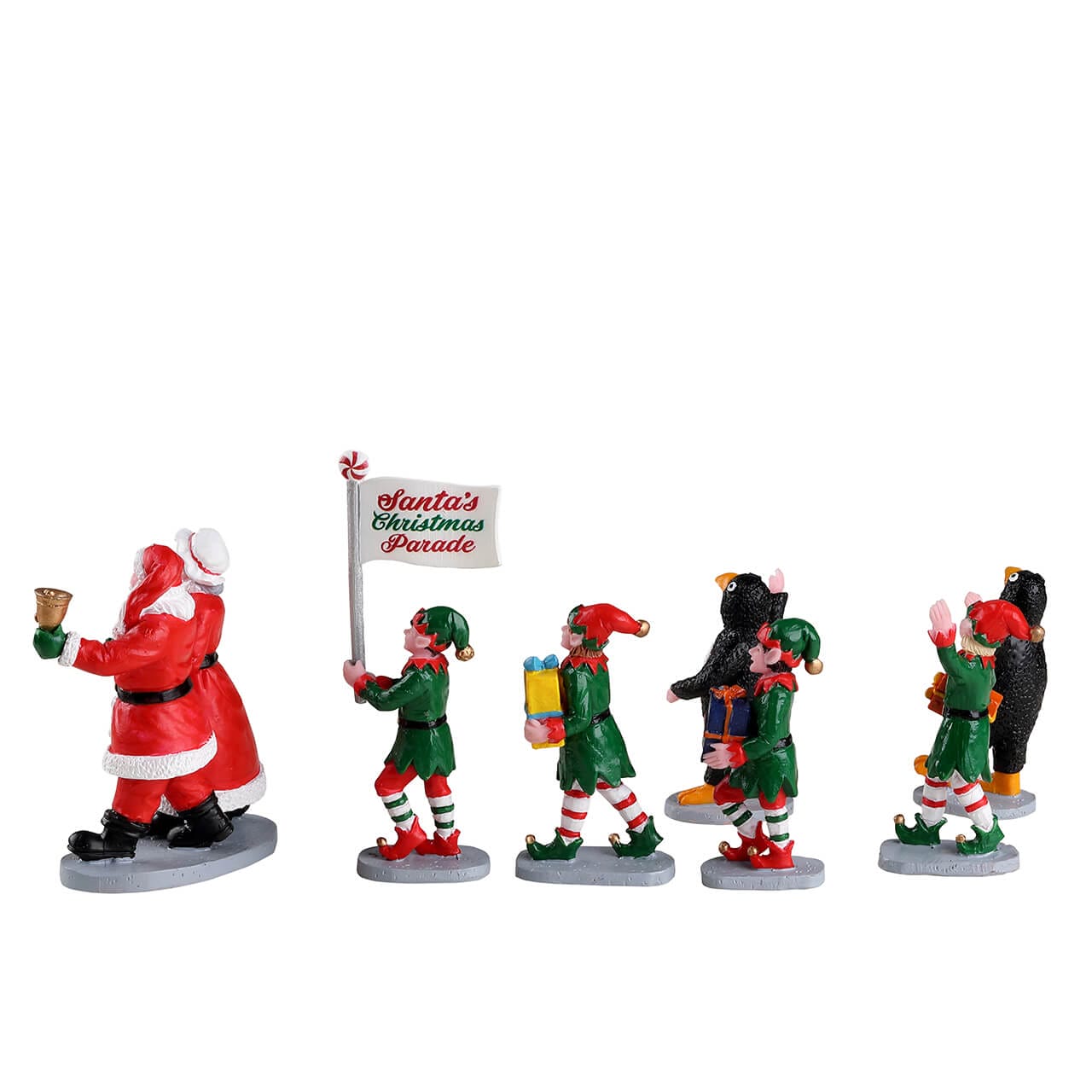 lemax-santa-s-elf-parade-figurine-parade-de-no-l-caddington-village image 4
