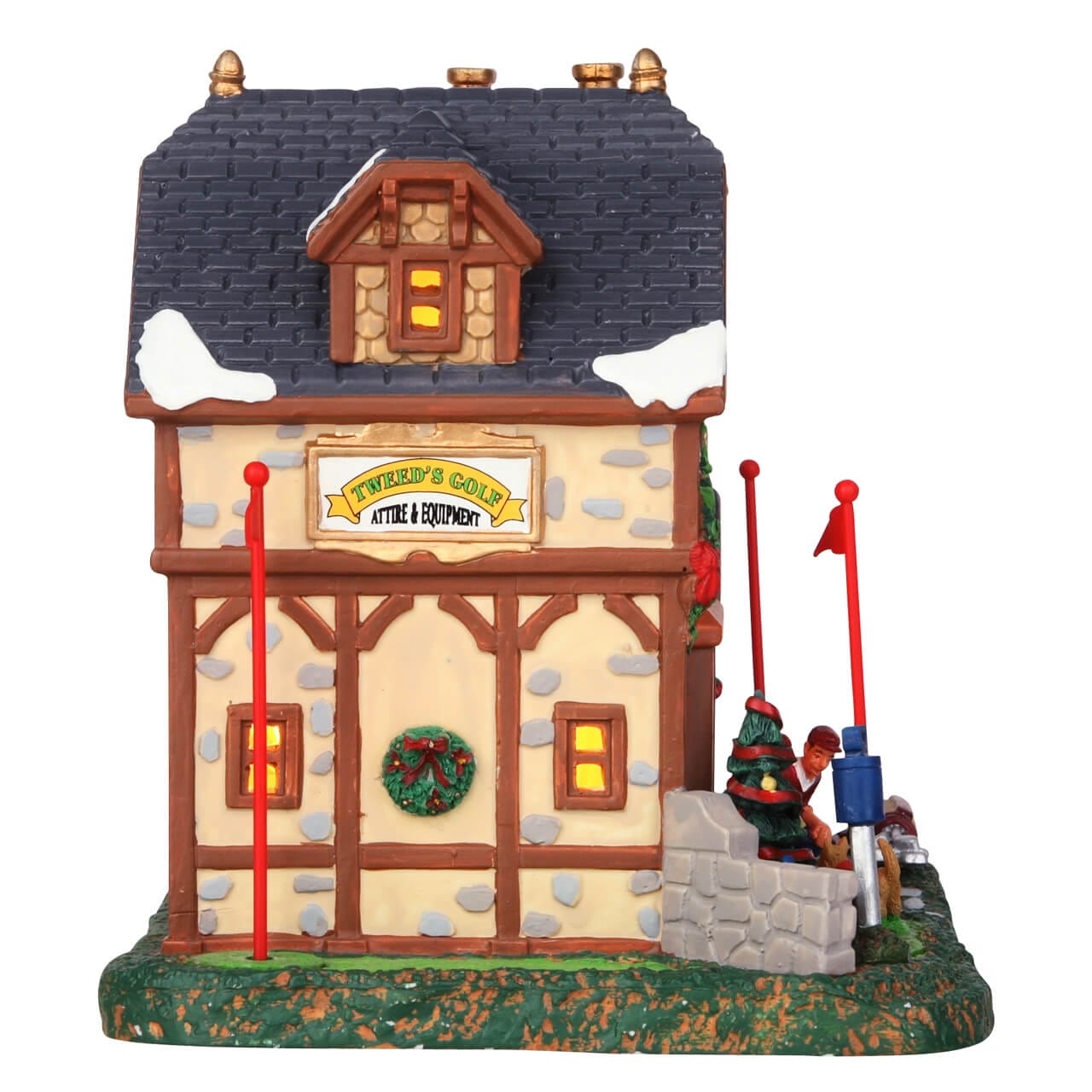 lemax-tweed-s-golf-outfitters-boutique-miniature-lumineuse-de-village image 3