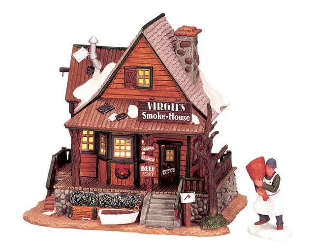 lemax-virgil-s-smoke-house-maison-miniature-lumineuse image 1