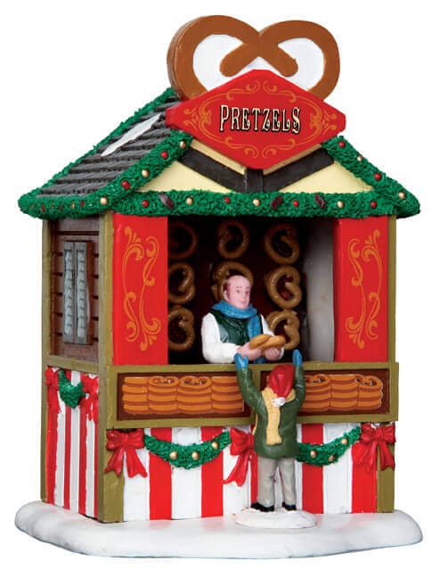 lemax-pretzel-stand-stand-bretzel-miniature-gourmand image 1
