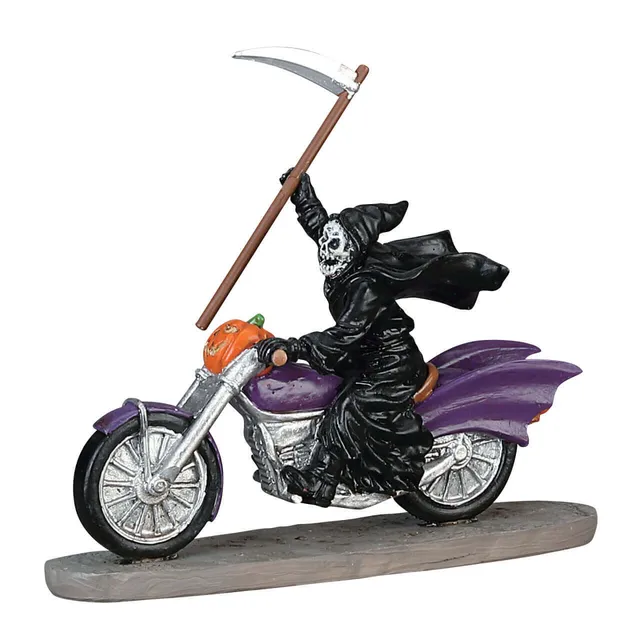lemax-grim-rider-figurine-spooky-town-halloween image 1