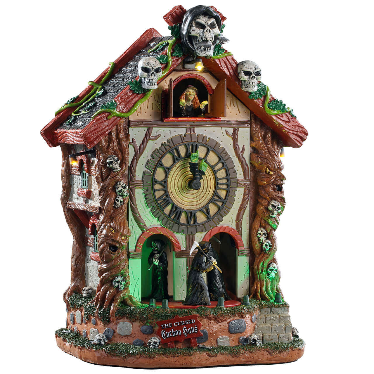 lemax-the-cursed-cuckoo-haus-maison-halloween-spooky-town image 1