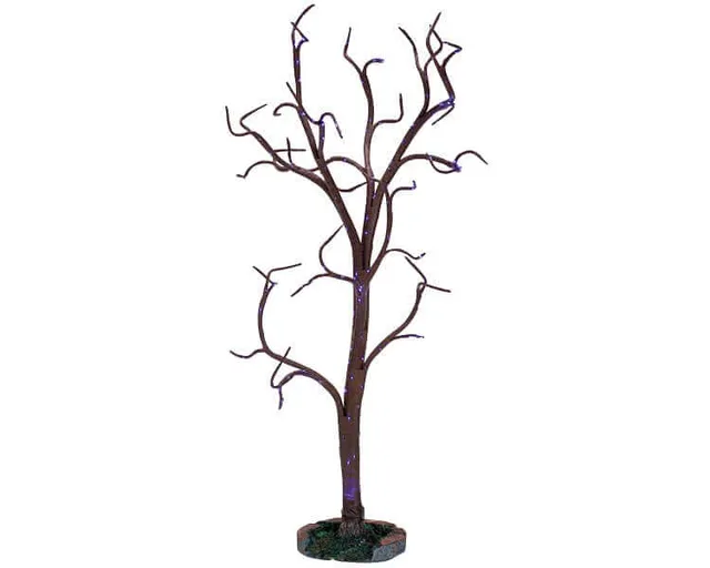 lemax-fibre-optic-tree-large-grand-sapin-lumineux-spooky-town image 1