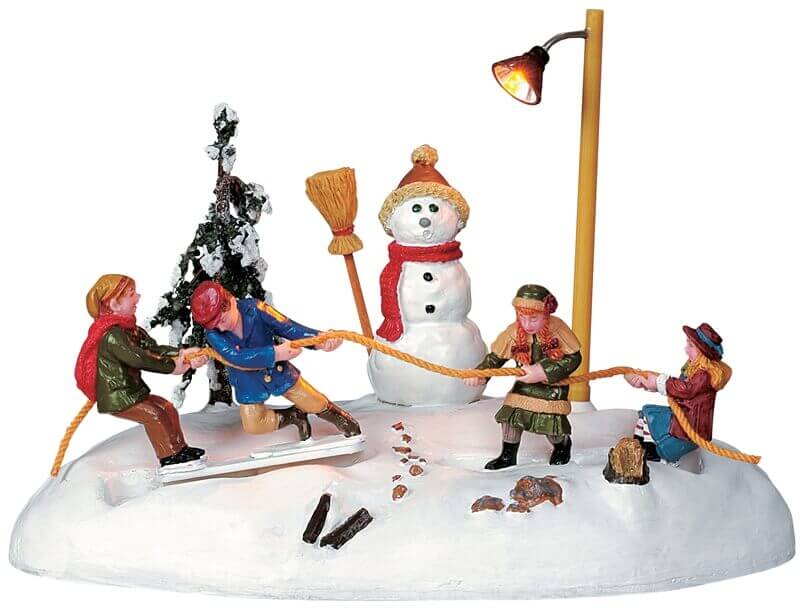 lemax-boys-v-girls-figurines-anim-es-tir-la-corde-village-de-no-l image 1