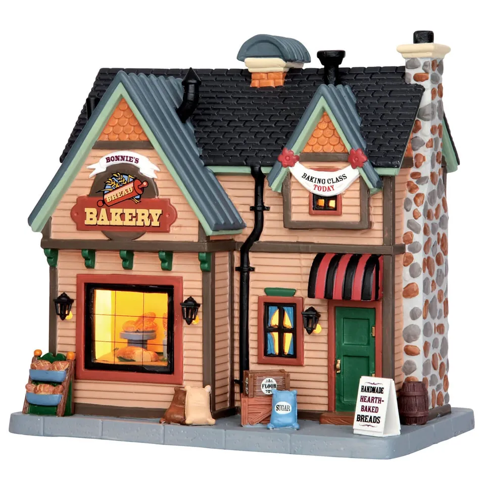 lemax-bonnie-s-bread-bakery-boulangerie-miniature-lumineuse-no-l image 1