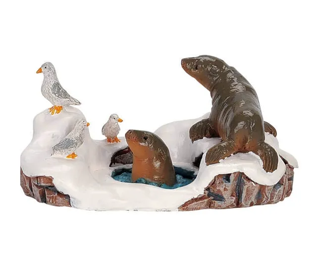 lemax-seals-figurines-phoques-pour-village-de-no-l image 1