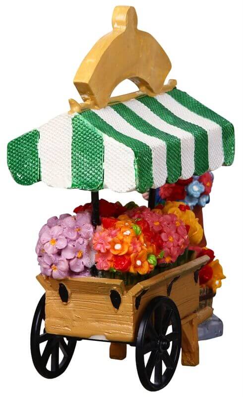 lemax-flower-cart-chariot-de-fleurs-accessoire-village-miniature image 4