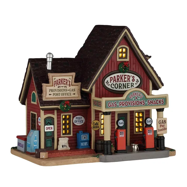 lemax-parker-s-corner-b-timent-station-service-boutique-village-harvest-crossing image 1