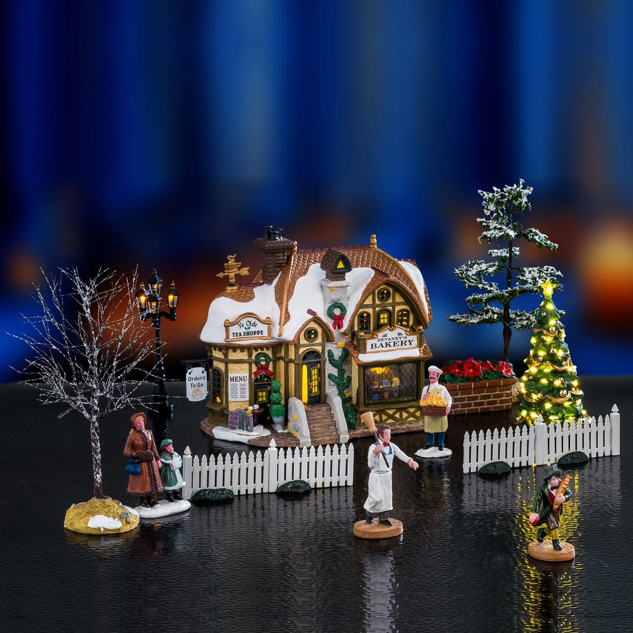 lemax-devaney-s-bakery-set-boulangerie-miniature-lumineuse-avec-figurines-caddin image 1