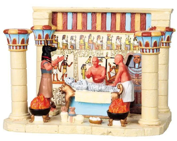 lemax-mummification-chamber-d-cor-momie-spooky-town image 1