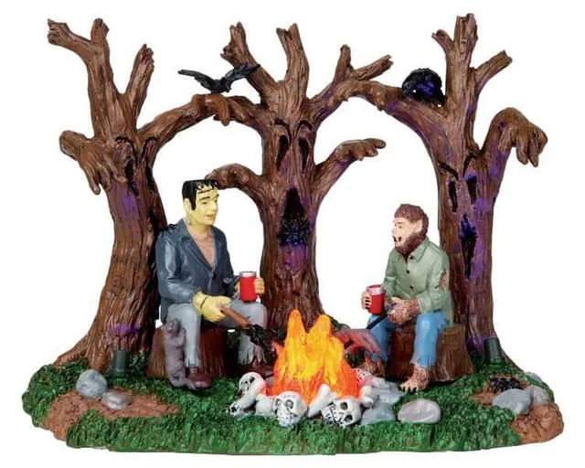lemax-creepy-campfire-figurine-halloween-spooky-town image 1