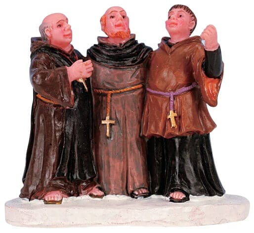 lemax-jolly-friar-singalong-figurine-village-de-no-l-chanteurs image 1