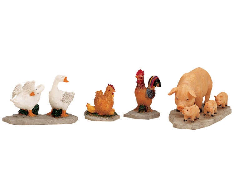 lemax-farm-animals-set-figurines-animaux-de-ferme-2 image 1