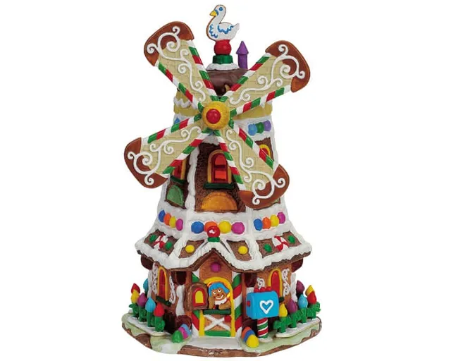 lemax-sweet-breeze-windmill-moulin-vent-lumineux-sugar-n-spice image 1