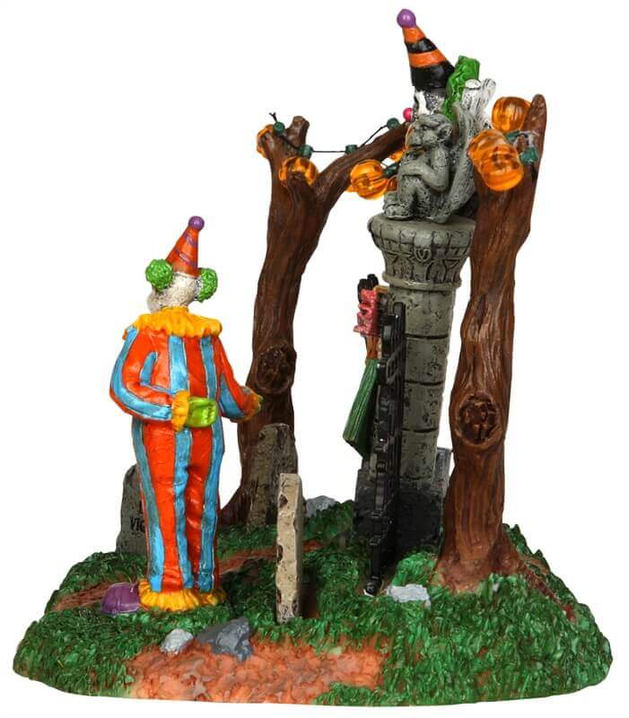 lemax-spookytown-carnival-gate-portail-miniature-lumineux-carnaval image 2