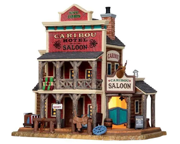 lemax-caribou-hotel-h-tel-miniature-lumineux-village-de-no-l image 1