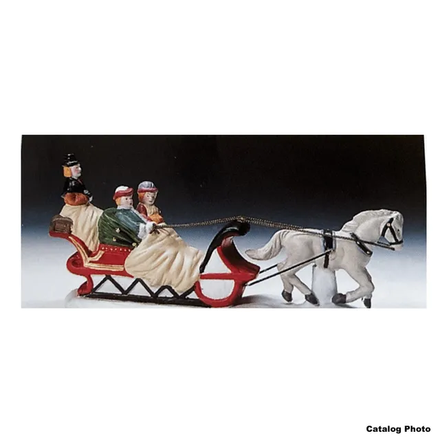 lemax-holiday-sleigh-ride-tra-neau-de-no-l-miniature image 1