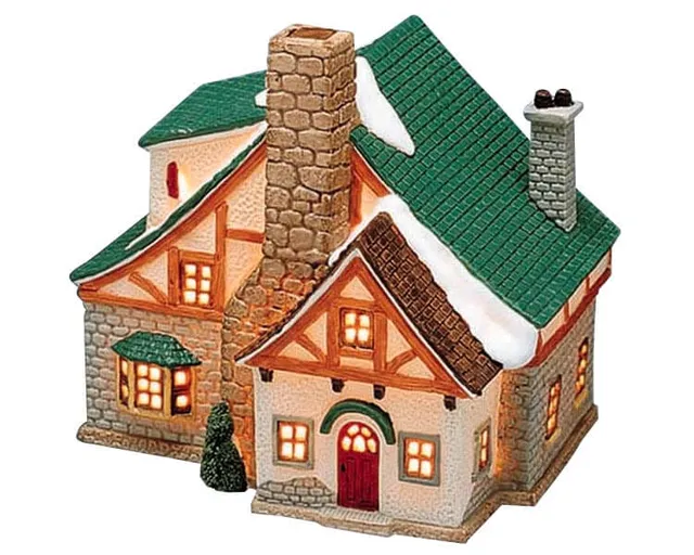 lemax-tweed-house-maison-de-village-de-no-l-miniature-lumineuse image 1
