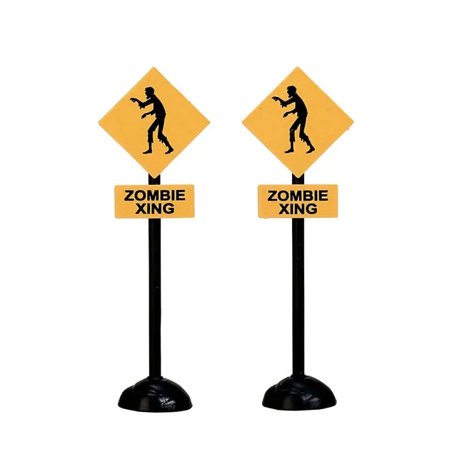 lemax-spooky-town-zombie-crossing-set-de-2-figurines image 1