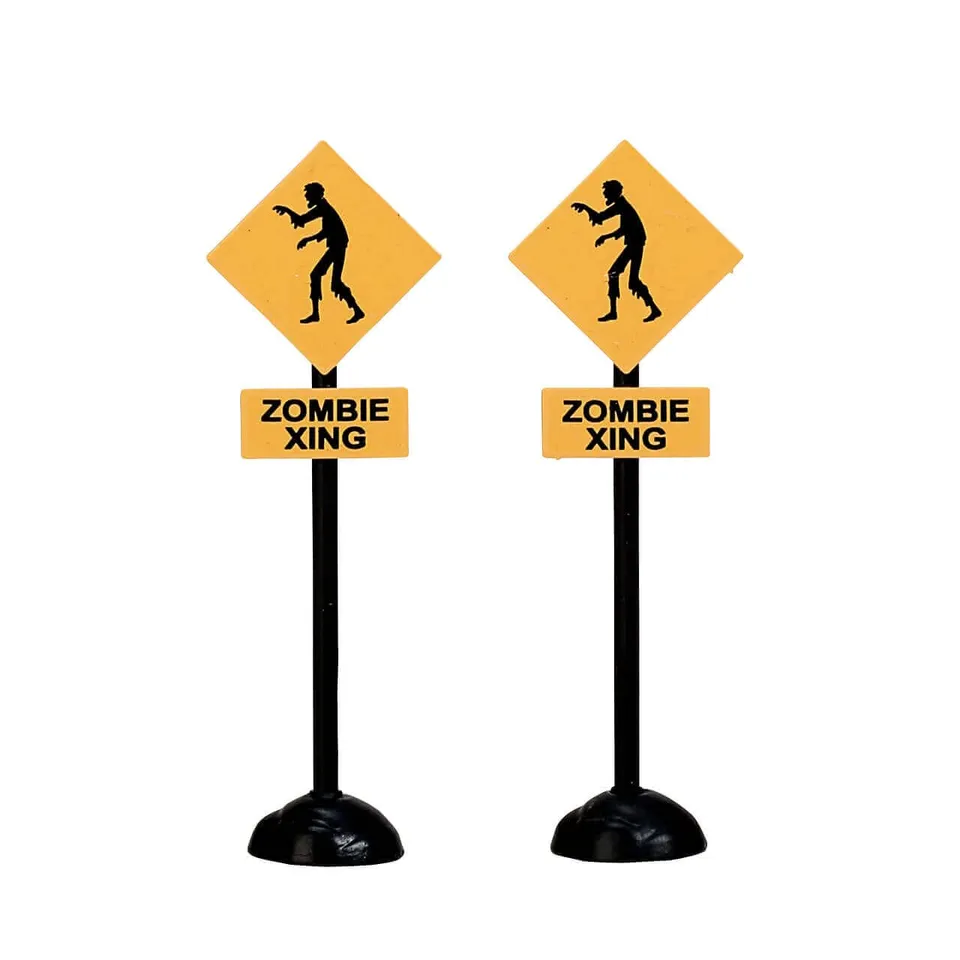 lemax-spooky-town-zombie-crossing-set-de-2-figurines image 1