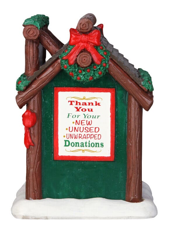 lemax-donation-kiosk-kiosque-dons-miniature-lumineux image 2