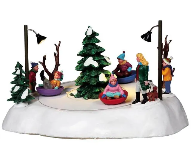 lemax-saucer-fun-figurine-luge-village-de-no-l image 1