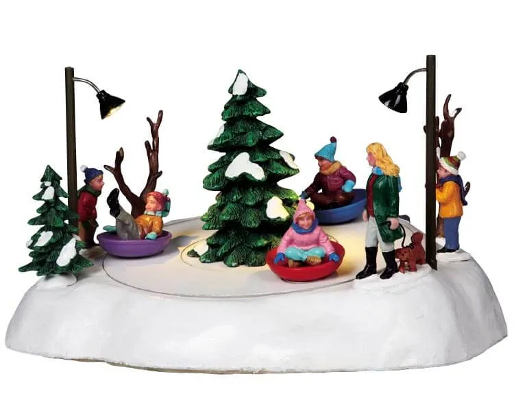 lemax-saucer-fun-figurine-luge-village-de-no-l image 1