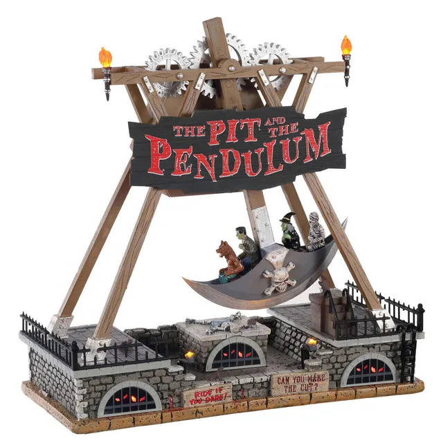 lemax-the-pit-and-the-pendulum-man-ge-d-attraction-anim-spooky-town image 1