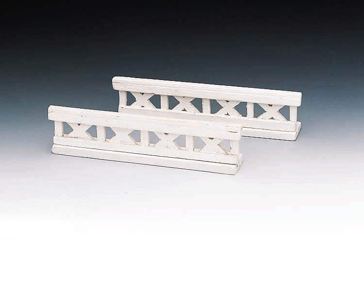 lemax-crossed-wooden-fence-lot-de-2-cl-ture-miniature-village image 1