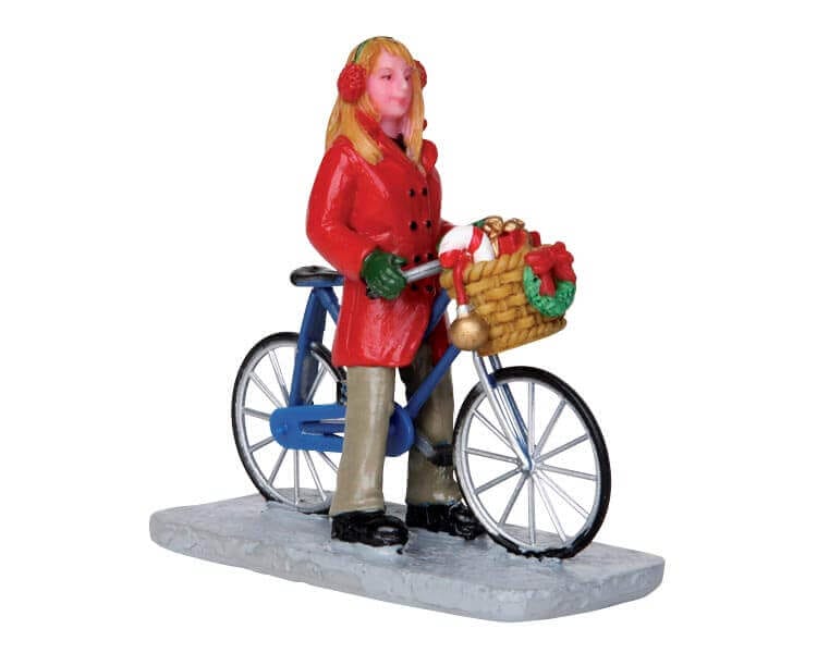lemax-cycling-shopping-trip-figurine-v-lo-shopping-village-miniature image 2