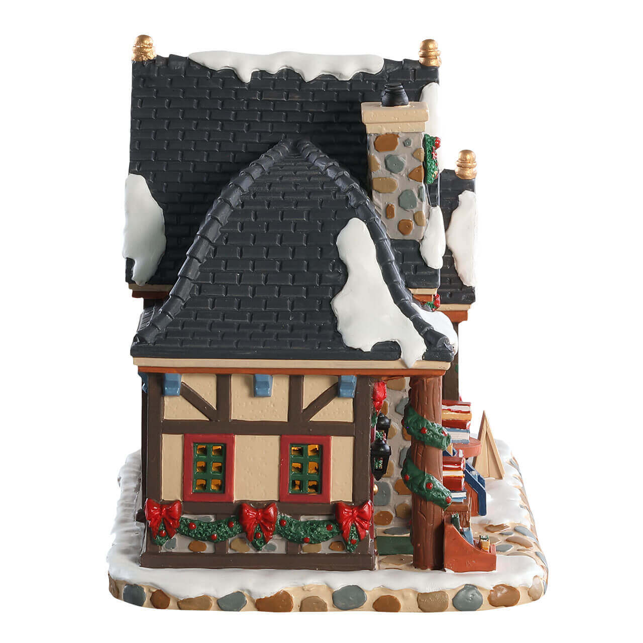 lemax-fables-bookstore-librairie-miniature-lumineuse-village-de-no-l image 3