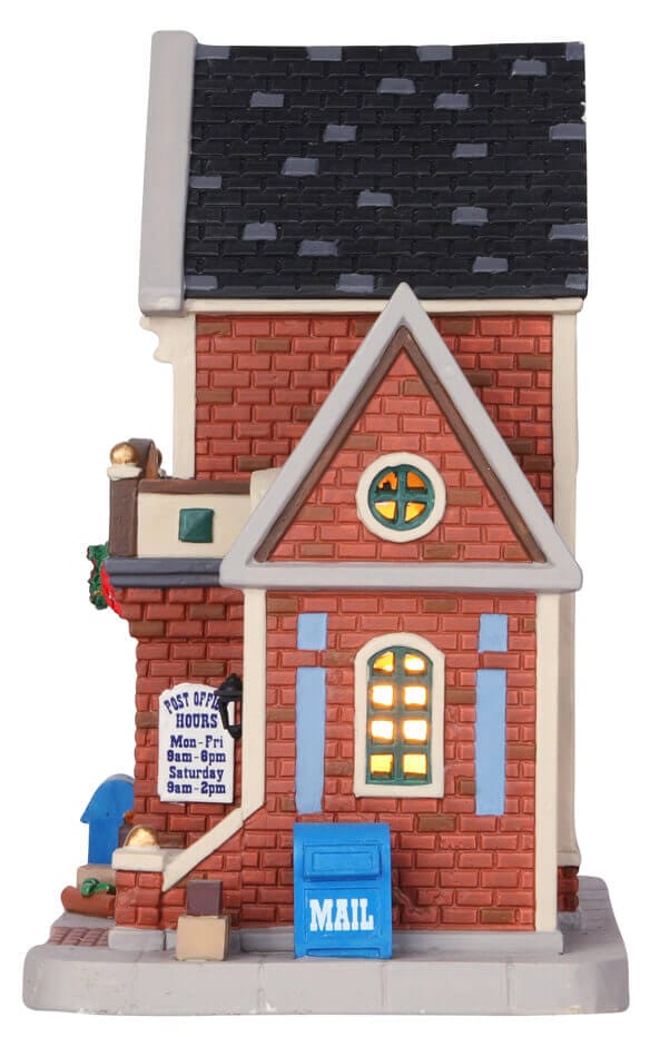 lemax-2nd-street-post-office-b-timent-lumineux-village-miniature image 2