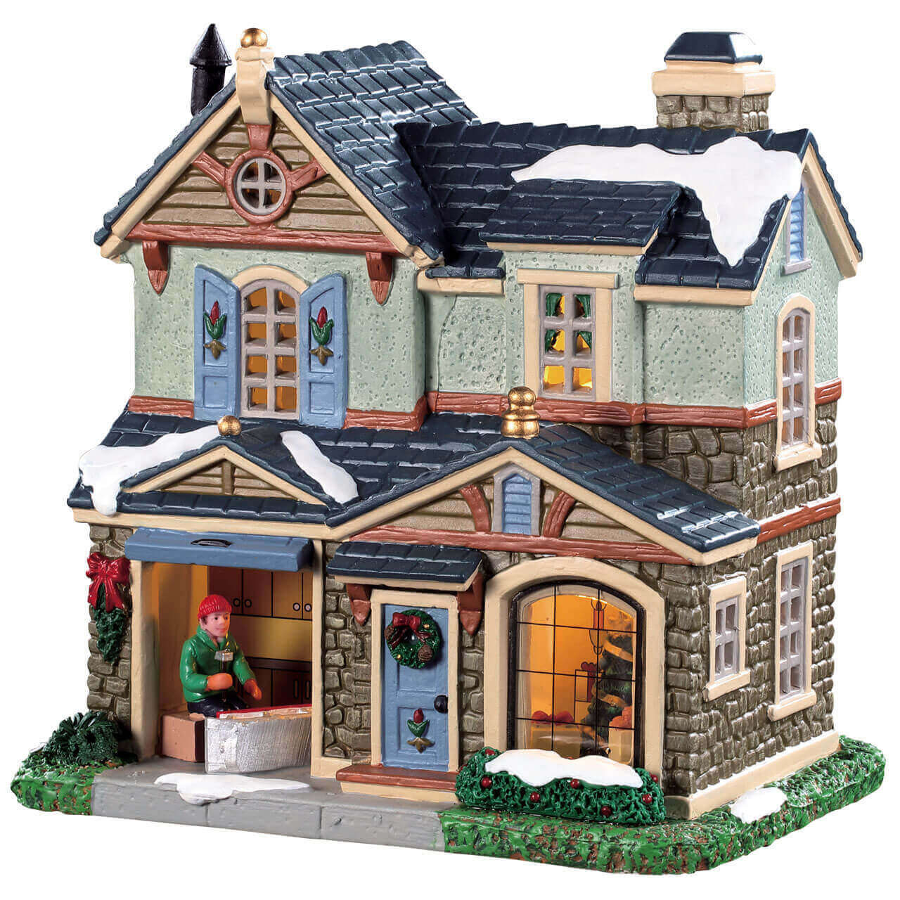 lemax-christmas-surprise-sc-ne-lumineuse-village-de-no-l image 1