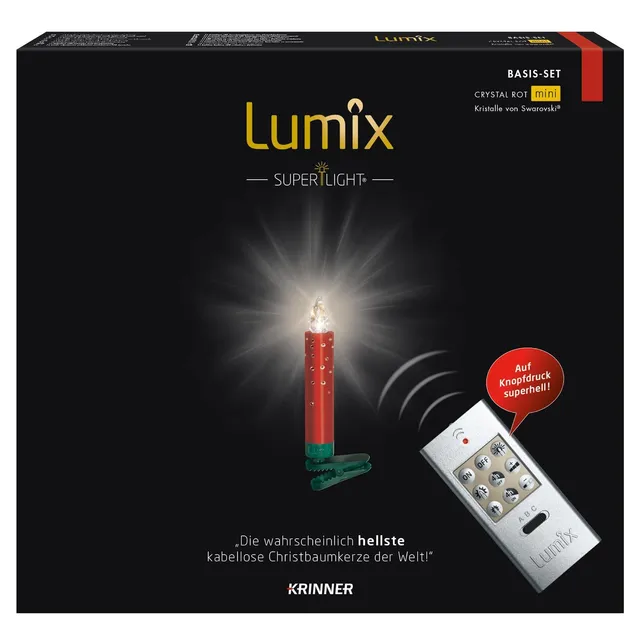 krinner-lumix-superlight-crystal-rouge-mini-basis-set-de-base-t-l-commande image 1