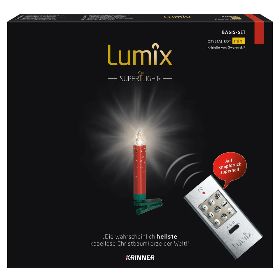 krinner-lumix-superlight-crystal-rouge-mini-basis-set-de-base-t-l-commande image 1
