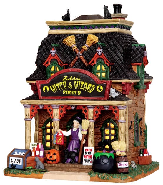 lemax-zelda-s-witch-wizard-supply-boutique-spooky-town image 1