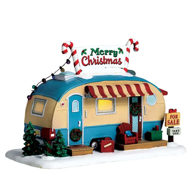 lemax-for-sale-trailer-caravane-village-de-no-l image 1