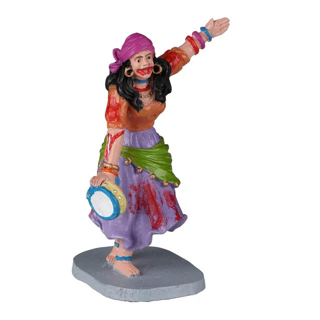 lemax-dark-portents-figurine-spooky-town-gitane-danseuse-halloween image 1