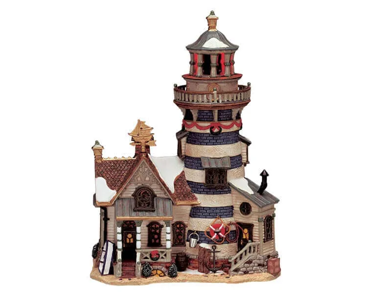 lemax-breezy-point-lighthouse-phare-de-village-de-no-l-lumineux image 1