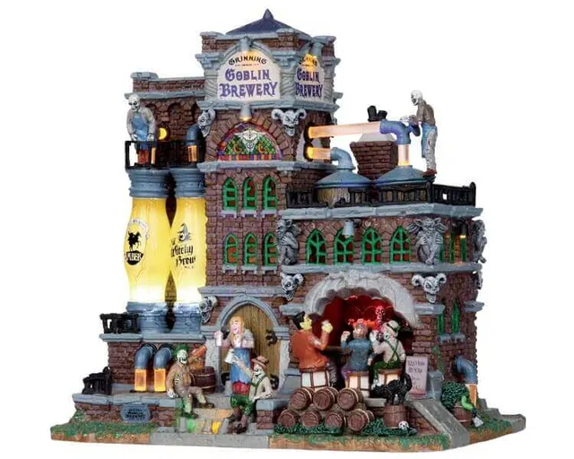 lemax-grinning-goblin-brewery-brasserie-hant-e-spooky-town image 1