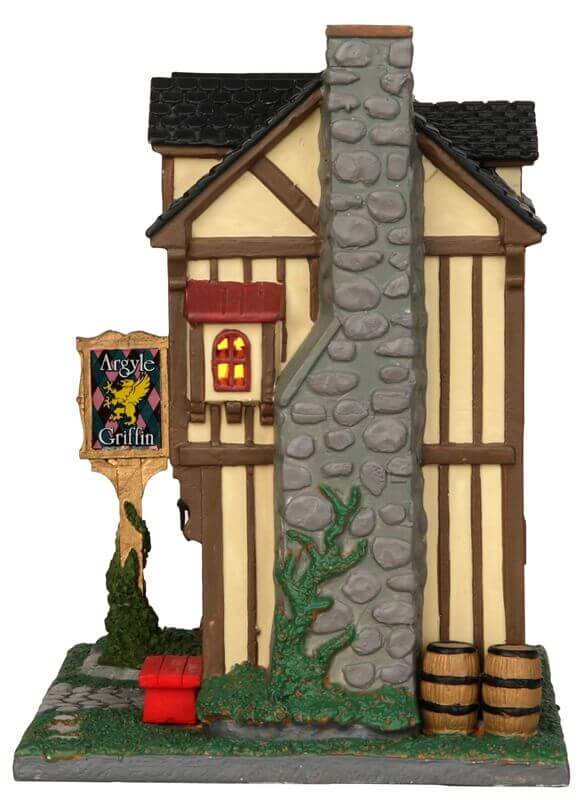 lemax-argyle-griffin-pub-maison-pub-irlandais-lumineux-pour-village-de-no-l image 3