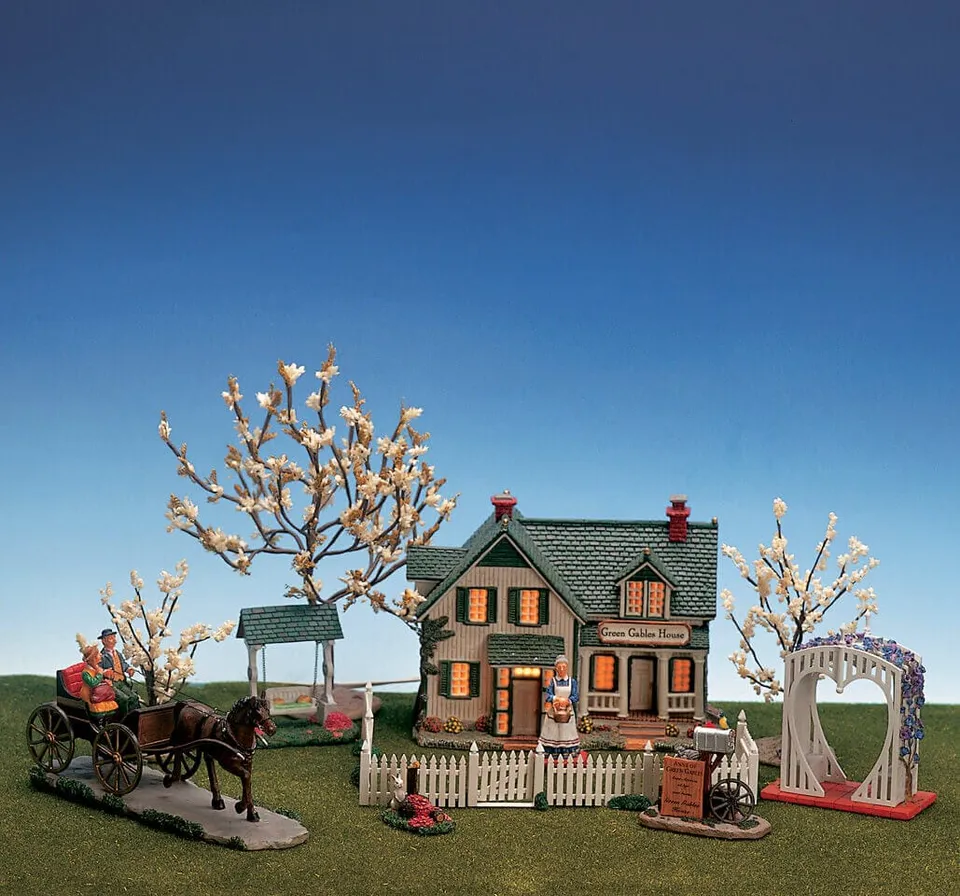 lemax-green-gables-house-set-maison-village-de-no-l image 1