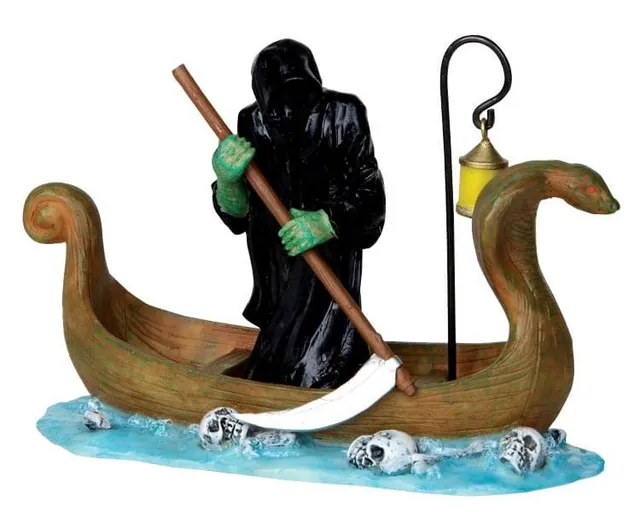 lemax-ghostly-skiff-barque-fant-me-miniature-spooky-town image 1
