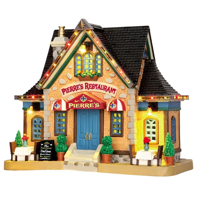lemax-pierre-s-restaurant-restaurant-miniature-lumineux image 1