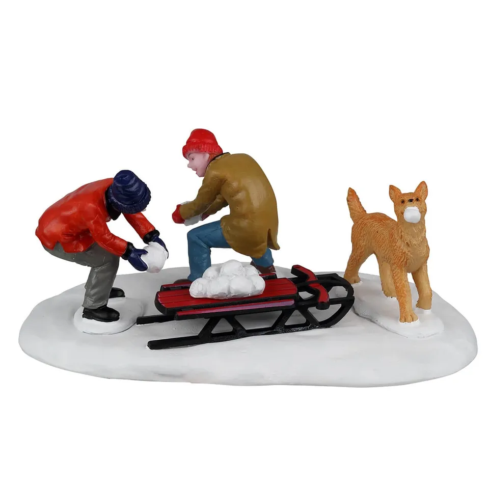 lemax-snowy-ammo-operation-figurine-bataille-de-boules-de-neige-vail image 1