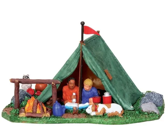 lemax-backyard-camping-figurine-miniature-village-de-no-l image 1