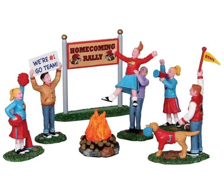 lemax-homecoming-bonfire-feu-de-camp-miniature-lumineux image 1